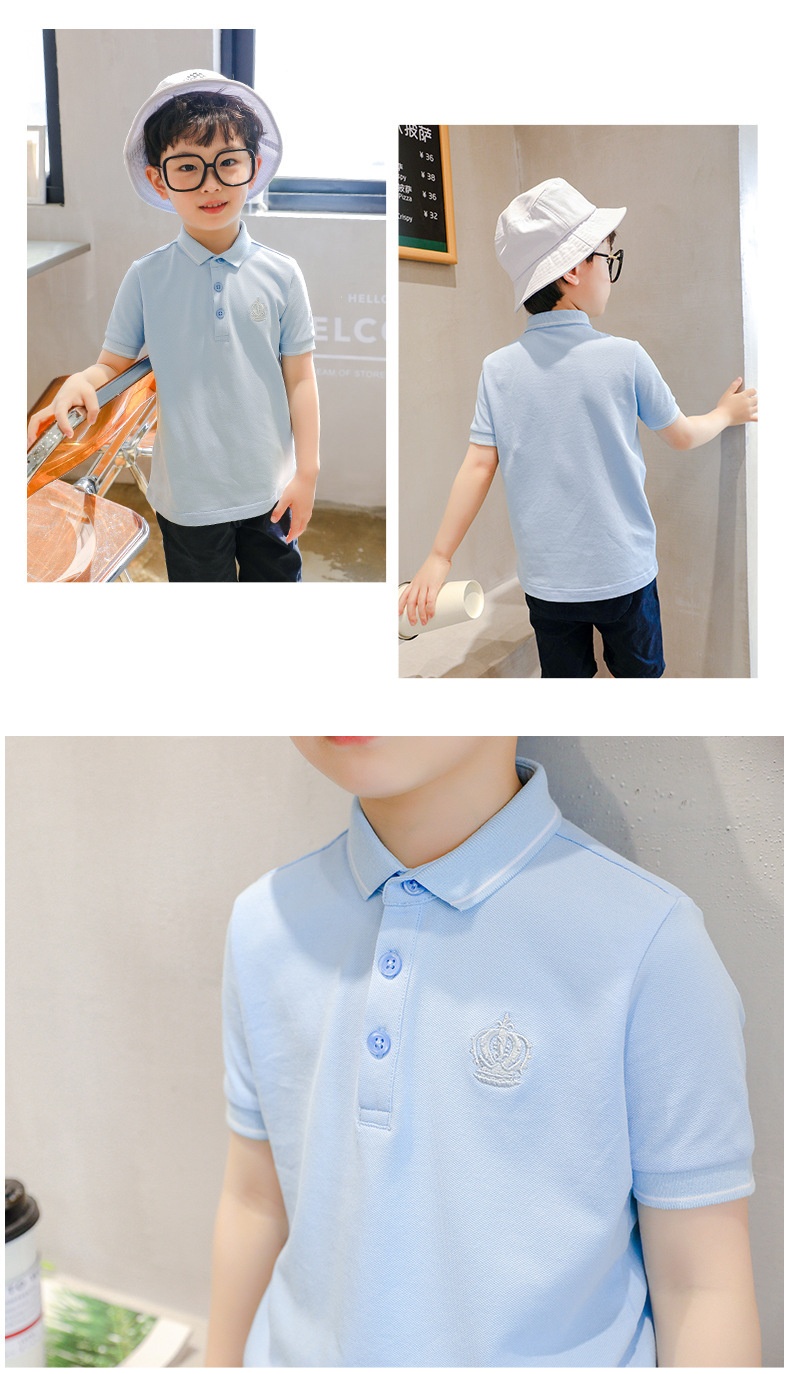 24HA155.01 - ÁO POLO SIZE ĐẠI CHO BÉ