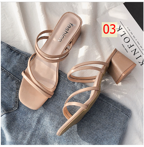 24HA165.14 - SANDAL NỮ QUAI MẢNH