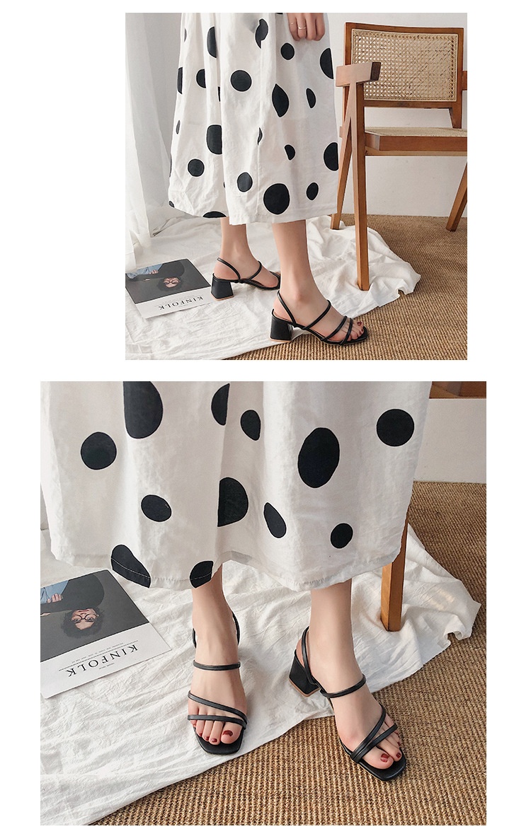 24HA165.14 - SANDAL NỮ QUAI MẢNH