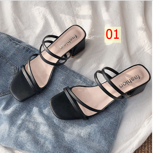 24HA165.14 - SANDAL NỮ QUAI MẢNH