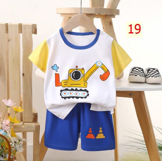 24HA185.02 - BỘ CỘC TAY COTTON TRẺ EM SIZE 110-130