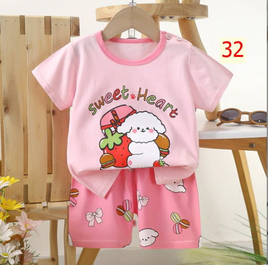 24HA185.02 - BỘ CỘC TAY COTTON TRẺ EM SIZE 110-130