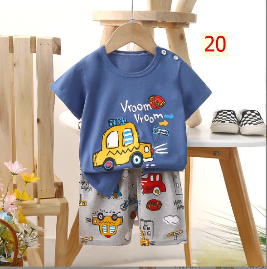 24HA185.02 - BỘ CỘC TAY COTTON TRẺ EM SIZE 110-130