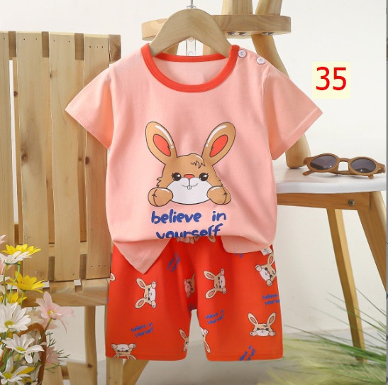 24HA185.02 - BỘ CỘC TAY COTTON TRẺ EM SIZE 110-130