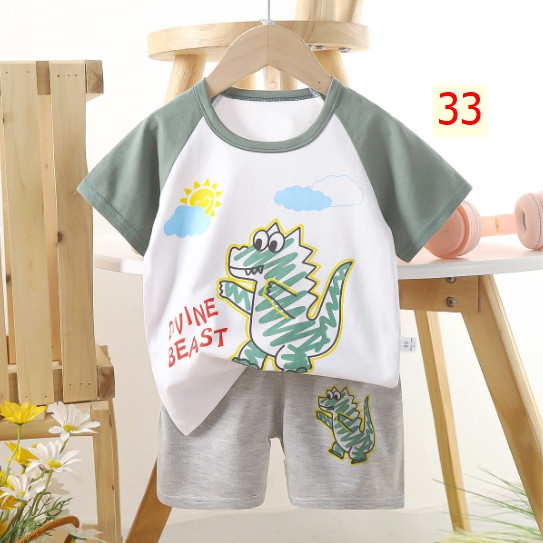 24HA185.02 - BỘ CỘC TAY COTTON TRẺ EM SIZE 110-130