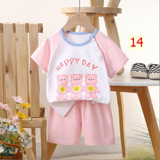 24HA185.02 - BỘ CỘC TAY COTTON TRẺ EM SIZE 110-130