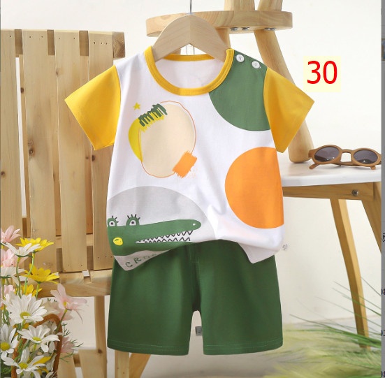 24HA185.02 - BỘ CỘC TAY COTTON TRẺ EM SIZE 110-130