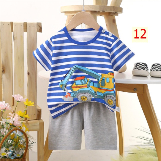 24HA185.02 - BỘ CỘC TAY COTTON TRẺ EM SIZE 110-130