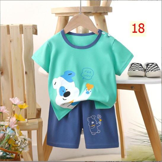 24HA185.02 - BỘ CỘC TAY COTTON TRẺ EM SIZE 110-130
