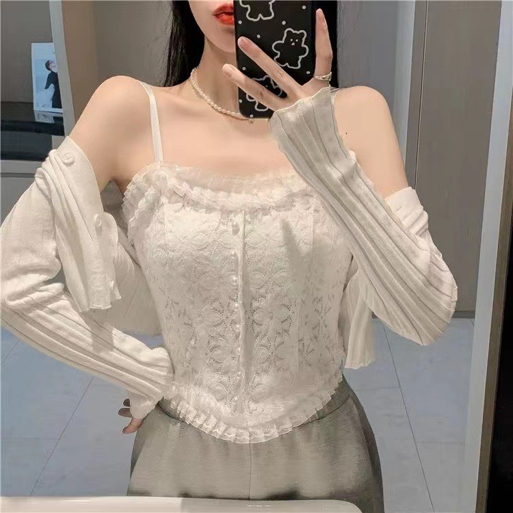 24HA185.30 - ÁO REN 2 DÂY NỮ