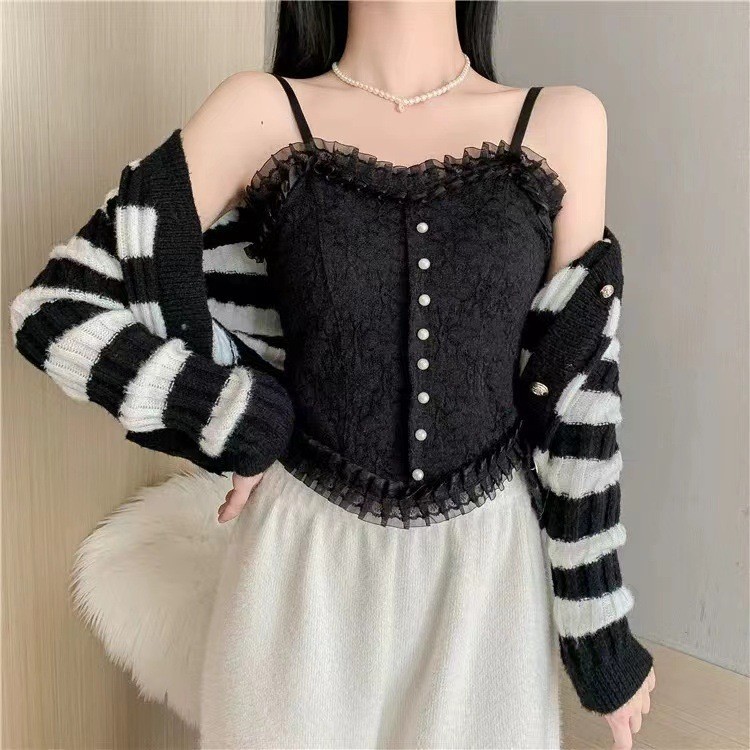 24HA185.30 - ÁO REN 2 DÂY NỮ