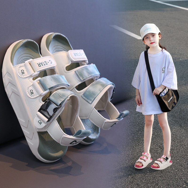 24HA195.16 - SANDAL PHONG CÁCH HÀN QUỐC BÉ GÁI