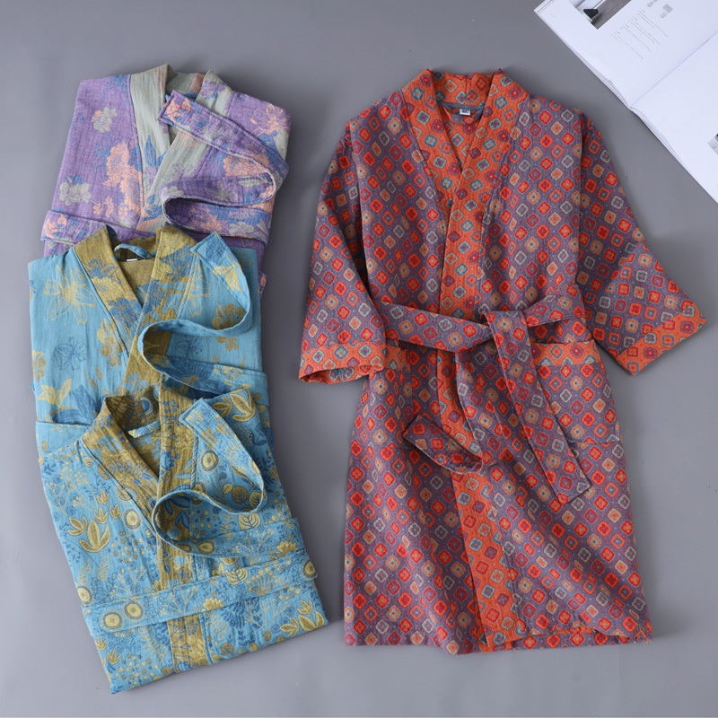 24HA205.20 - ÁO CHOÀNG TẮM KIMONO CAO CẤP CHO BÉ YÊU