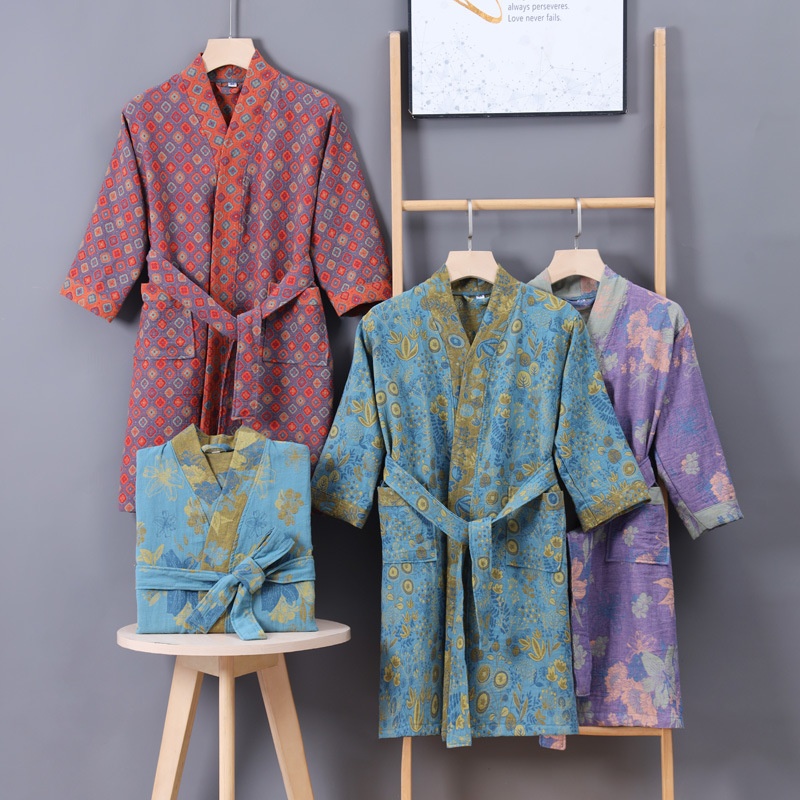 24HA205.20 - ÁO CHOÀNG TẮM KIMONO CAO CẤP CHO BÉ YÊU