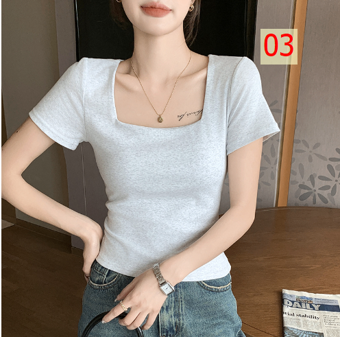 24HA215.09 - ÁO CỔ CHỮ U NỮ