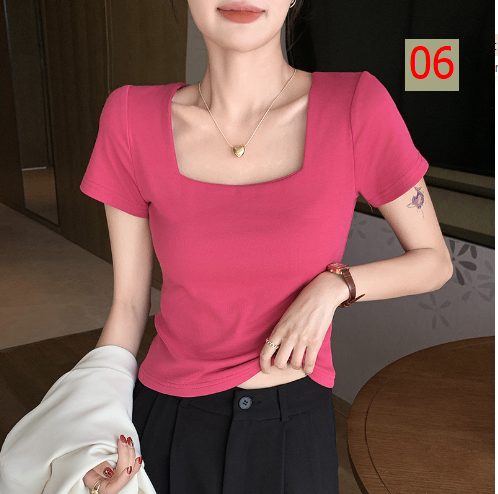 24HA215.09 - ÁO CỔ CHỮ U NỮ