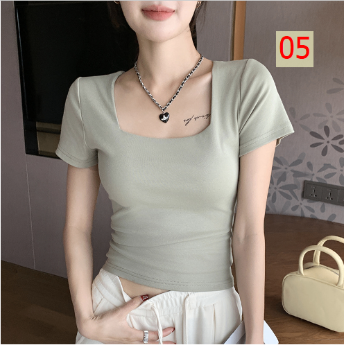 24HA215.09 - ÁO CỔ CHỮ U NỮ