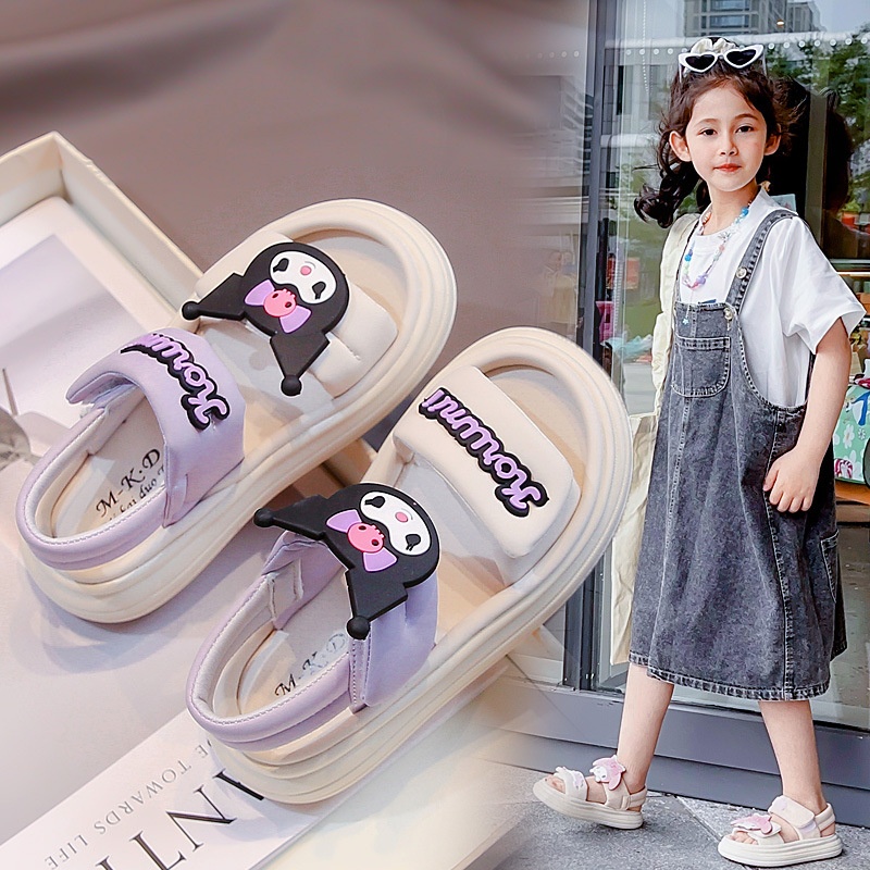 24HA225.21 - SANDAL BÉ GÁI ĐẾ DÀY