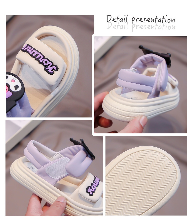 24HA225.21 - SANDAL BÉ GÁI ĐẾ DÀY