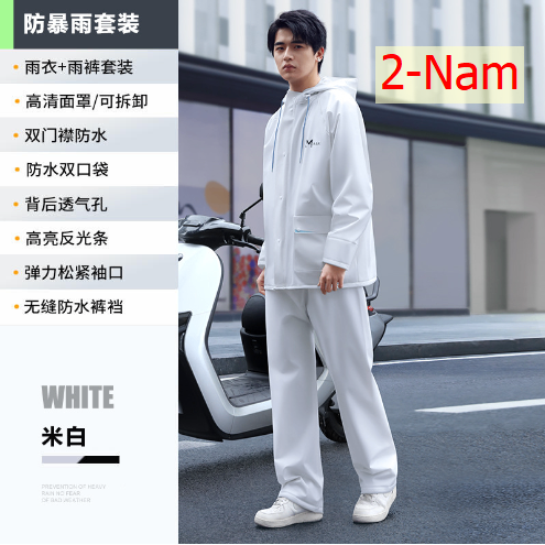 24HA235.04 - BỘ ÁO MƯA CAO CẤP