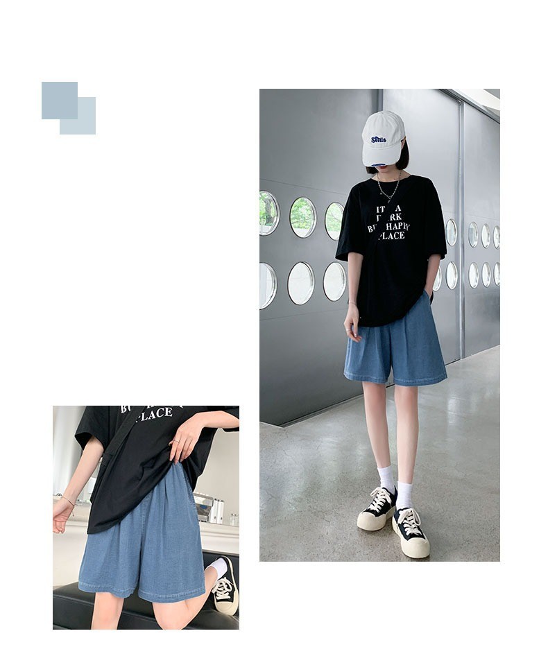 24HA235.07 - QUẦN SHORT DENIM TENCEL NỮ