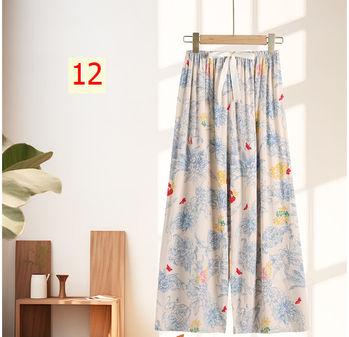 24HH245.24 - SET 2 QUẦN LANH LỤA NỮ