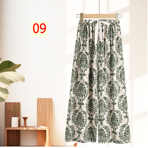 24HH245.24 - SET 2 QUẦN LANH LỤA NỮ