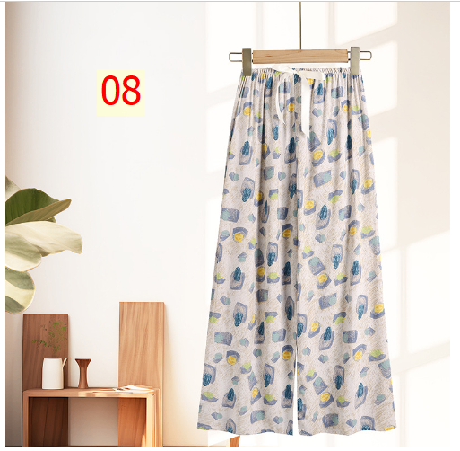 24HH245.24 - SET 2 QUẦN LANH LỤA NỮ