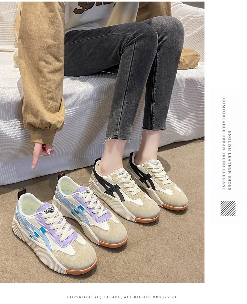 24HH245.05 - GIÀY THỂ THAO PHỐI MÀU CHO NỮ
