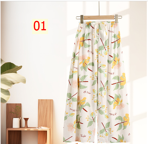 24HH245.24 - SET 2 QUẦN LANH LỤA NỮ