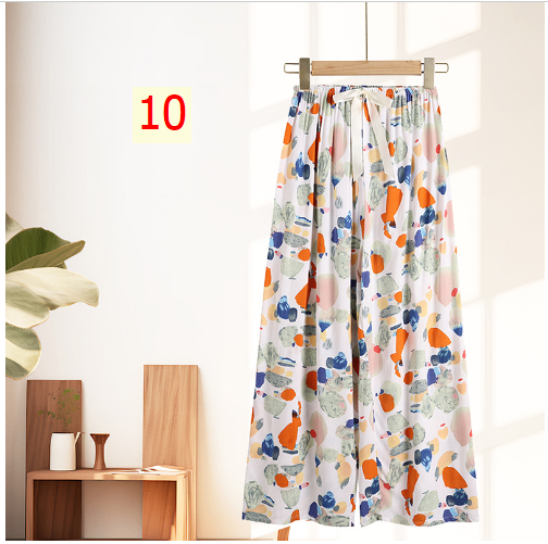 24HH245.24 - SET 2 QUẦN LANH LỤA NỮ