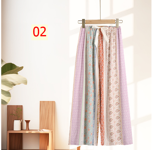 24HH245.24 - SET 2 QUẦN LANH LỤA NỮ