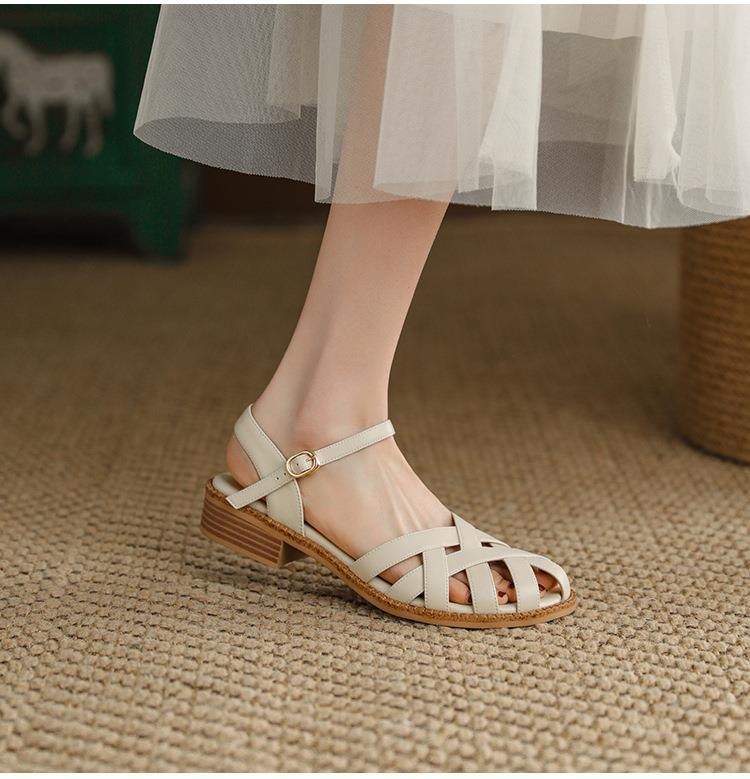 24HH255.16 - SANDAL RỌ 2 MÀU