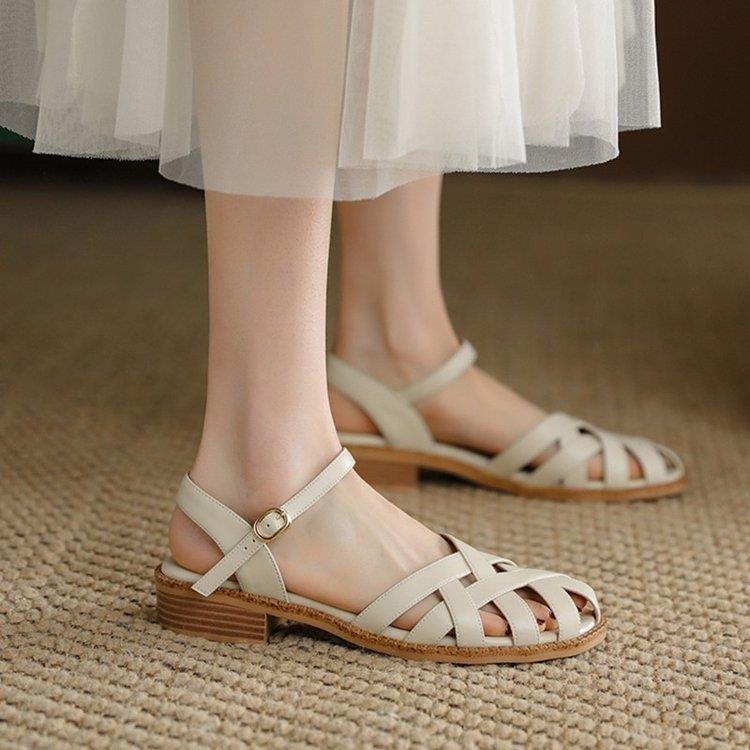 24HH255.16 - SANDAL RỌ 2 MÀU