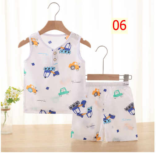 24HH255.19 - SET 2 BỘ LANH LỤA BA LỖ CHO BÉ