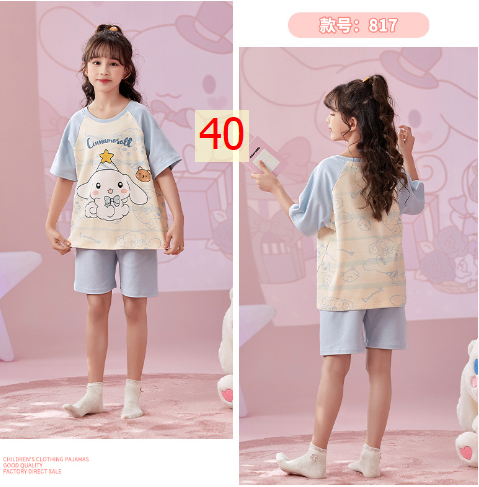 24HH255.20 - BỘ COTTON MẶC NHÀ HOẠT HÌNH