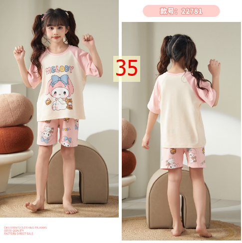 24HH255.20 - BỘ COTTON MẶC NHÀ HOẠT HÌNH
