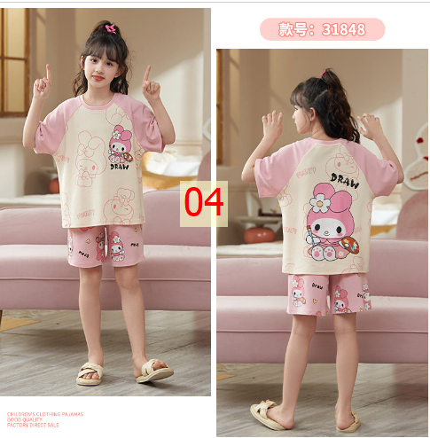 24HH255.20 - BỘ COTTON MẶC NHÀ HOẠT HÌNH