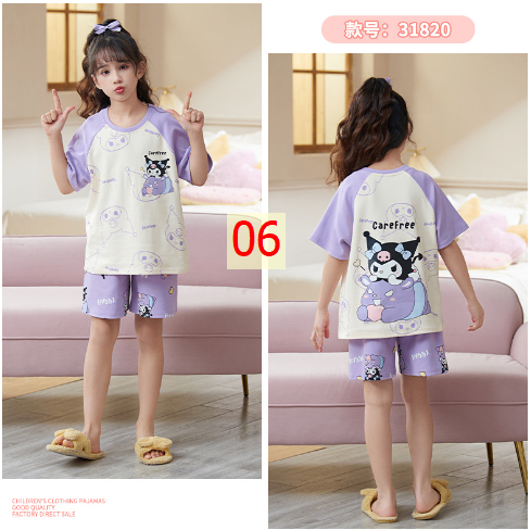 24HH255.20 - BỘ COTTON MẶC NHÀ HOẠT HÌNH