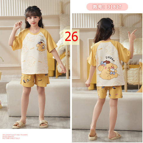 24HH255.20 - BỘ COTTON MẶC NHÀ HOẠT HÌNH