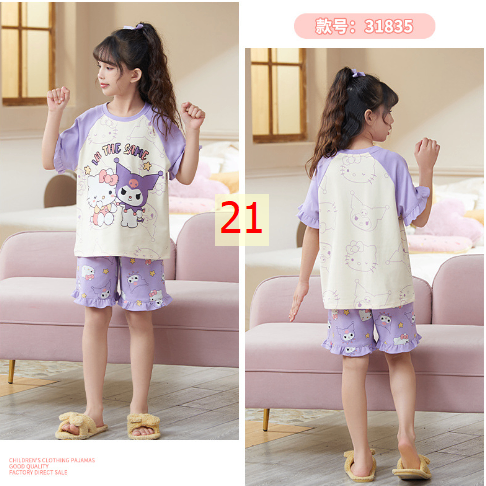 24HH255.20 - BỘ COTTON MẶC NHÀ HOẠT HÌNH