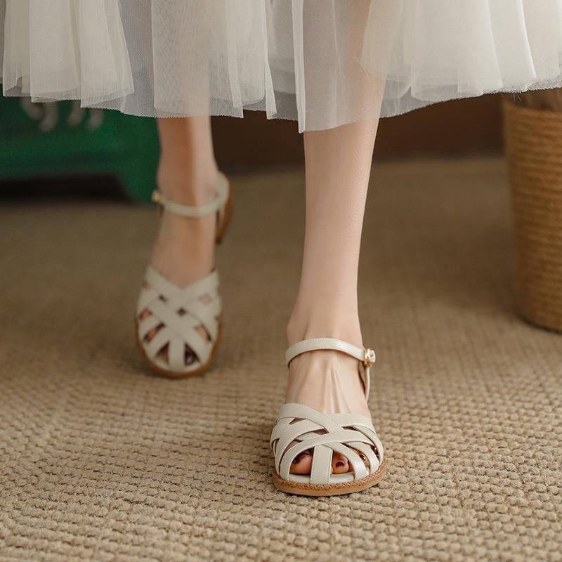 24HH255.16 - SANDAL RỌ 2 MÀU