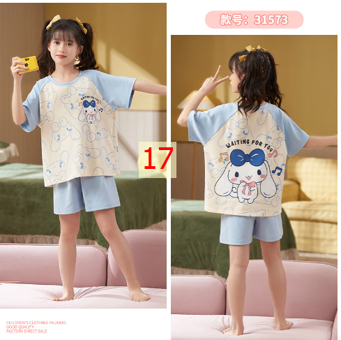 24HH255.20 - BỘ COTTON MẶC NHÀ HOẠT HÌNH
