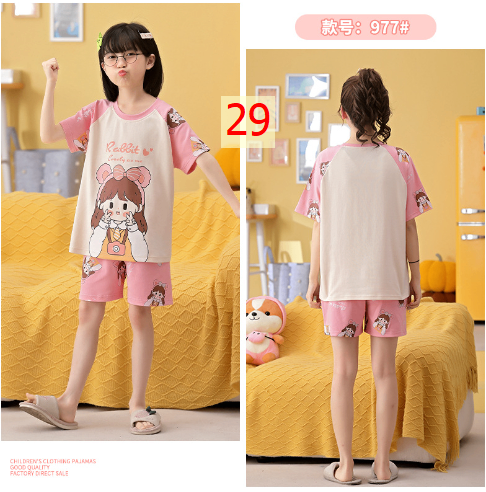 24HH255.20 - BỘ COTTON MẶC NHÀ HOẠT HÌNH