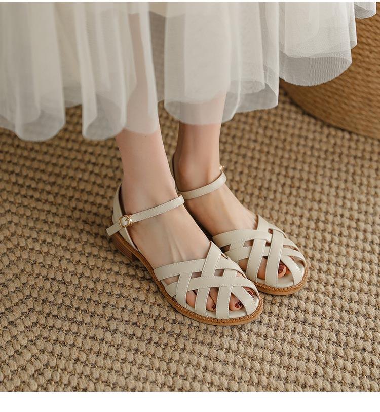 24HH255.16 - SANDAL RỌ 2 MÀU