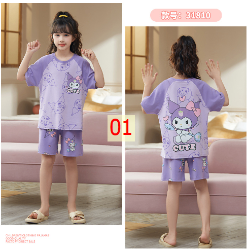 24HH255.20 - BỘ COTTON MẶC NHÀ HOẠT HÌNH