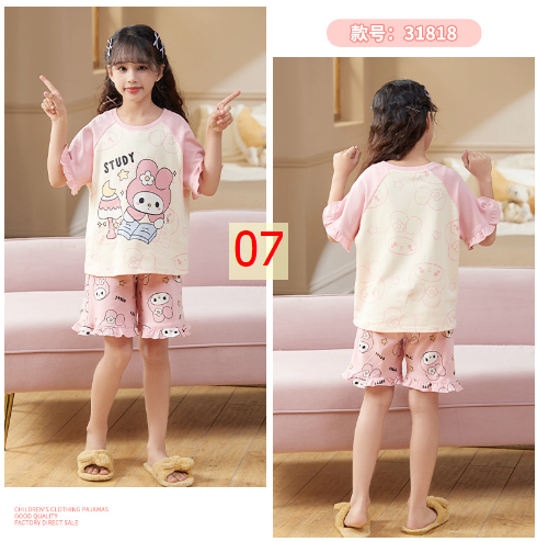 24HH255.20 - BỘ COTTON MẶC NHÀ HOẠT HÌNH