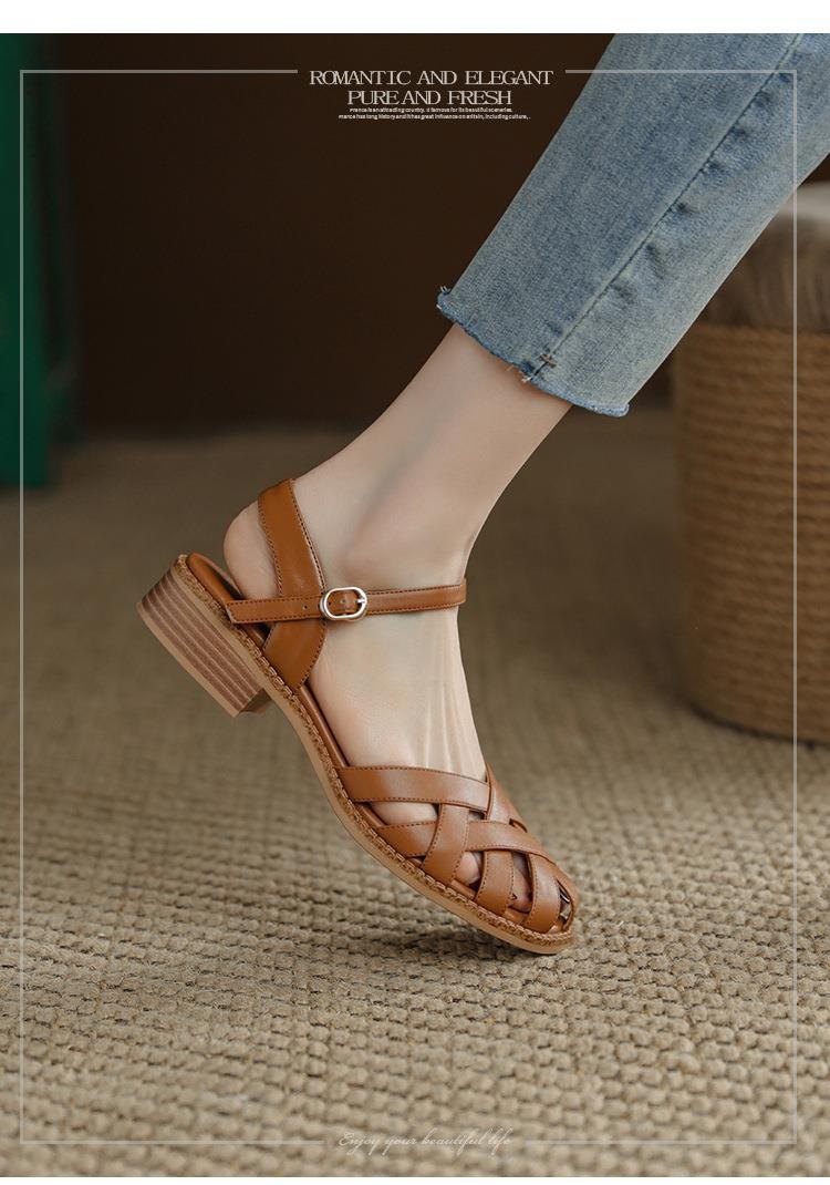 24HH255.16 - SANDAL RỌ 2 MÀU