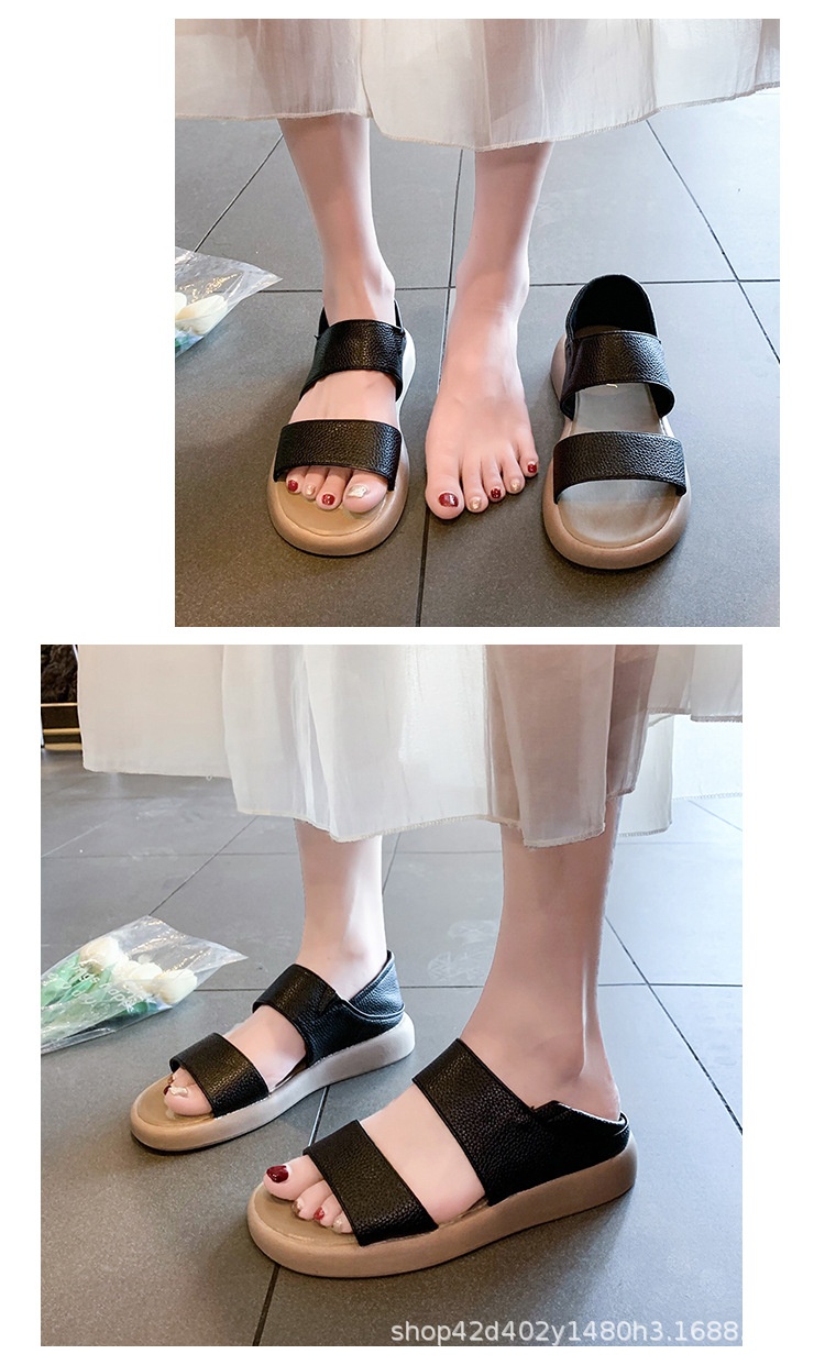 24HH265.05 - SANDAL ĐẠP GÓT ĐẾ MỀM