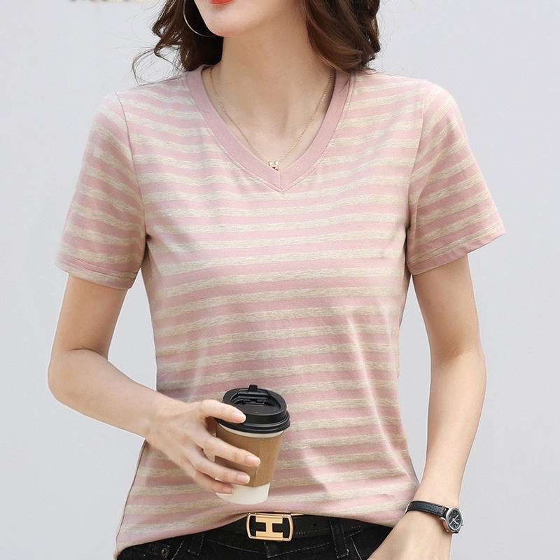 24HH265.04 - ÁO NỮ KẺ NGANG